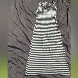 Striped maxi dress
